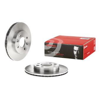 Jeu de 2 disques de frein avant BREMBO 09.3148.14 pour SKODA SUPERB 1.8 - 110cv