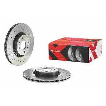 Jeu de 2 disques de frein avant BREMBO OEM 82451746