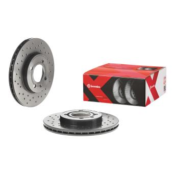 Jeu de 2 disques de frein avant BREMBO OEM 357615301D