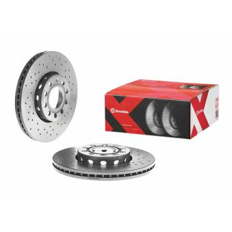 Jeu de 2 disques de frein avant BREMBO OEM 4A0615301D