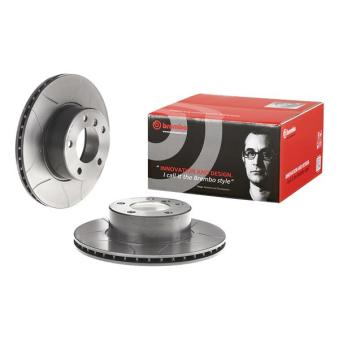 Jeu de 2 disques de frein avant BREMBO OEM 34111164839