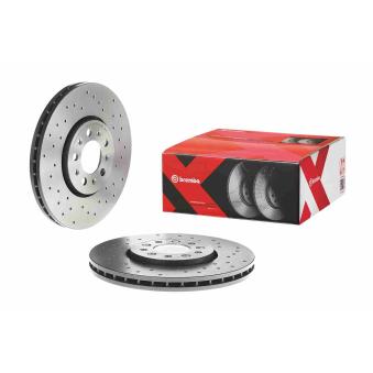 Jeu de 2 disques de frein avant BREMBO 09.7010.2X