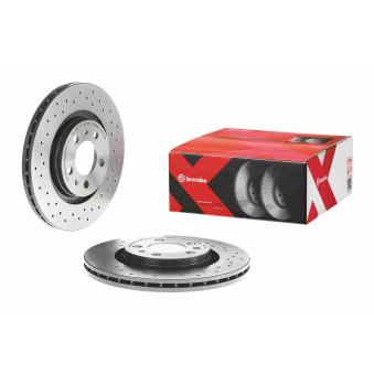 Jeu de 2 disques de frein avant BREMBO OEM JZW615301