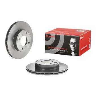 Jeu de 2 disques de frein avant BREMBO 09.7056.11 pour BMW X5 1.3 - 75cv