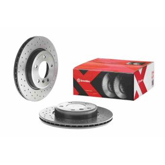 Jeu de 2 disques de frein avant BREMBO OEM 34116794302