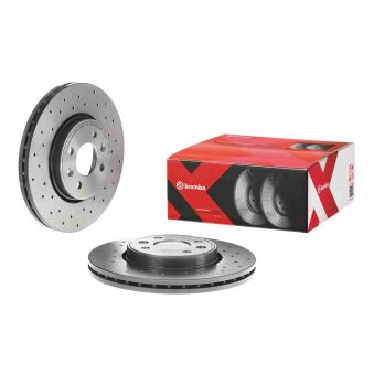 Jeu de 2 disques de frein avant BREMBO 09.8137.2X