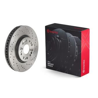 Jeu de 2 disques de frein avant BREMBO OEM 4351230241