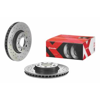 Jeu de 2 disques de frein avant BREMBO OEM 31400739