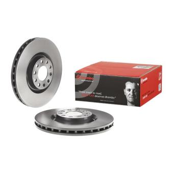 Jeu de 2 disques de frein avant BREMBO 09.8689.11 pour AUDI A4 S4 quattro - 265cv
