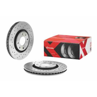 Jeu de 2 disques de frein avant BREMBO OEM 424984