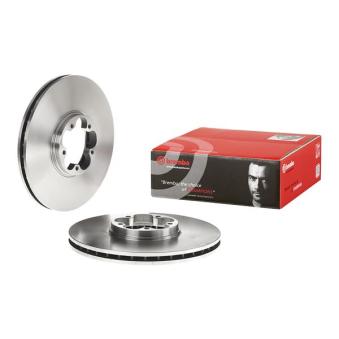 Jeu de 2 disques de frein avant BREMBO 09.8837.14 pour FORD KUGA 2.4 TD - 75cv