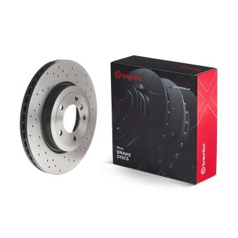 Jeu de 2 disques de frein avant BREMBO OEM 34116855156