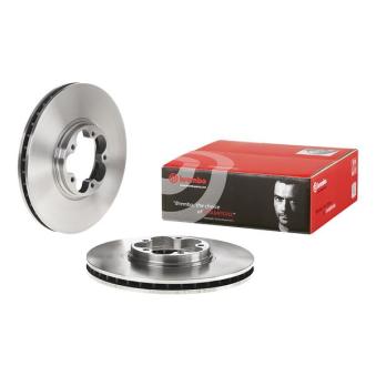 Jeu de 2 disques de frein avant BREMBO 09.8960.10 pour FORD KUGA 2.4 TD - 75cv