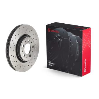 Jeu de 2 disques de frein avant BREMBO OEM 272404