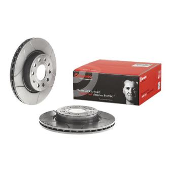 Jeu de 2 disques de frein avant BREMBO 09.9167.75