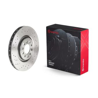 Jeu de 2 disques de frein avant BREMBO OEM 51767384