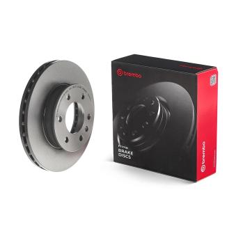Jeu de 2 disques de frein avant BREMBO 09.9508.11 pour AUDI V8 413 CDI - 129ch