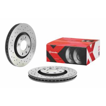 Jeu de 2 disques de frein avant BREMBO OEM 424984