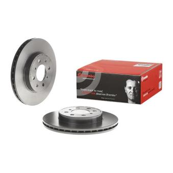 Jeu de 2 disques de frein avant BREMBO 09.9936.11 pour FIAT MULTIPLA 1.6 i - 110cv