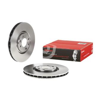 Jeu de 2 disques de frein avant BREMBO 09.A185.14 pour MINI MINI 1.2 THP - 110cv