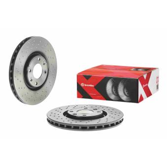 Jeu de 2 disques de frein avant BREMBO OEM 1611841780 Jeu de 2 disques de frein avant BREMBO OEM 1611841780