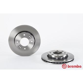 Jeu de 2 disques de frein avant BREMBO 09.A250.10