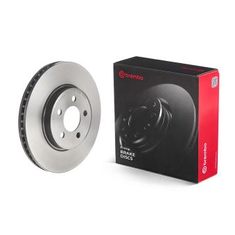 Jeu de 2 disques de frein avant BREMBO 09.A402.11 pour DODGE CHALLENGER 6.4 SRT8 - 477cv