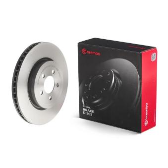 Jeu de 2 disques de frein avant BREMBO 09.A404.11 pour DODGE CHALLENGER 6.4 SRT8 - 477cv