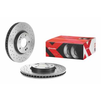 Jeu de 2 disques de frein avant BREMBO OEM 517123K110