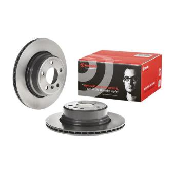 Jeu de 2 disques de frein arrière BREMBO 09.A541.11 pour KIA PRIDE 4.8is - 360cv