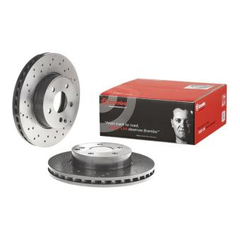 Jeu de 2 disques de frein avant BREMBO OEM 2044210912