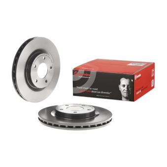 Jeu de 2 disques de frein avant BREMBO OEM 4615A117