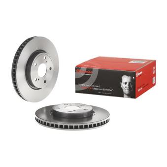 Jeu de 2 disques de frein avant BREMBO 09.A717.11 pour DAEWOO ESPERO 200d - 150cv