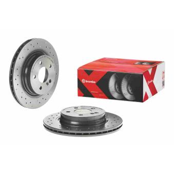 Jeu de 2 disques de frein arrière BREMBO OEM 0004231212
