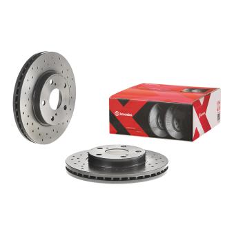Jeu de 2 disques de frein avant BREMBO OEM 4351202180