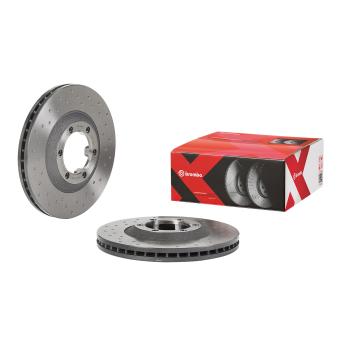 Jeu de 2 disques de frein avant BREMBO OEM 8980062590