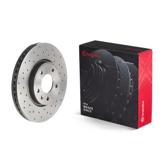Jeu de 2 disques de frein avant BREMBO OEM 13503988