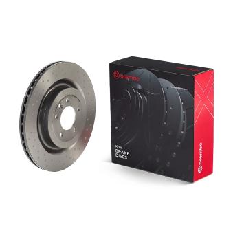 Jeu de 2 disques de frein arrière BREMBO OEM LR189047