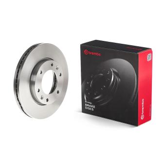 Jeu de 2 disques de frein avant BREMBO 09.B611.10 pour SUBARU FORESTER 2.5 CRDi - 110cv