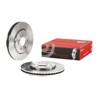 Jeu de 2 disques de frein avant BREMBO OEM 40206EB300