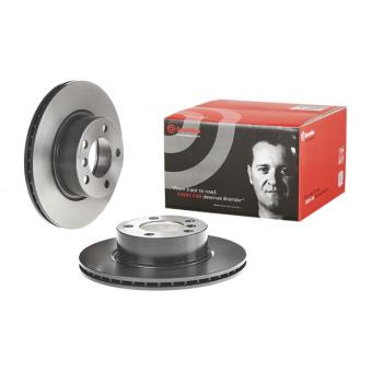 Jeu de 2 disques de frein avant BREMBO 09.C114.11 pour VOLKSWAGEN BORA 320 d Efficient Dynamics - 163cv
