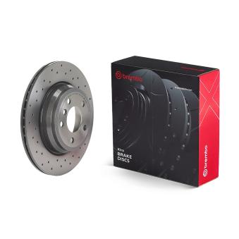 Jeu de 2 disques de frein arrière BREMBO OEM 34216792233