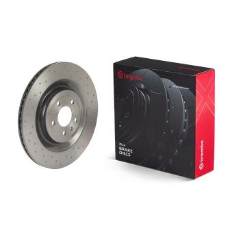 Jeu de 2 disques de frein arrière BREMBO OEM 4H0615601P