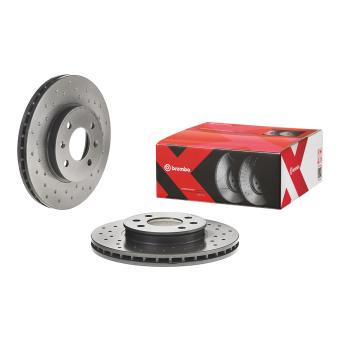 Jeu de 2 disques de frein avant BREMBO OEM 517120U000