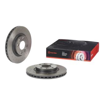 Jeu de 2 disques de frein avant BREMBO 09.C285.1X