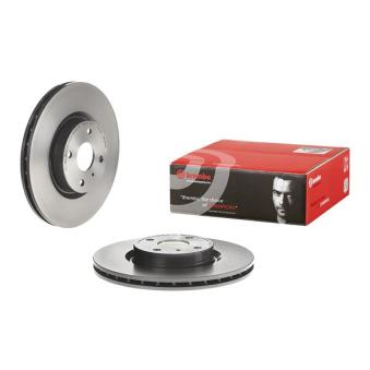 Jeu de 2 disques de frein avant BREMBO 09.C391.21 pour FORD TRANSIT 2.0 - 160cv