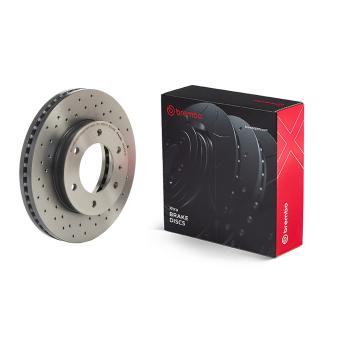 Jeu de 2 disques de frein avant BREMBO OEM 1742318