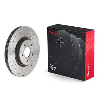 Jeu de 2 disques de frein avant BREMBO OEM CV611125FA
