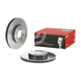 Jeu de 2 disques de frein avant BREMBO 09.C543.11 pour FORD S-MAX 1.2 - 80cv