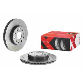 Jeu de 2 disques de frein avant BREMBO OEM 5Q0615301E